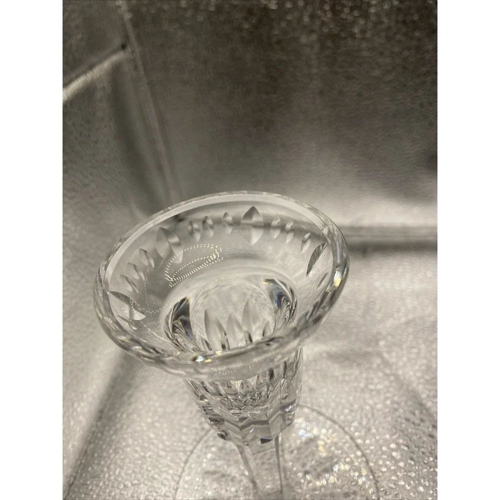 Vintage Waterford clear‎ crystal Candlesticks 5 5/8